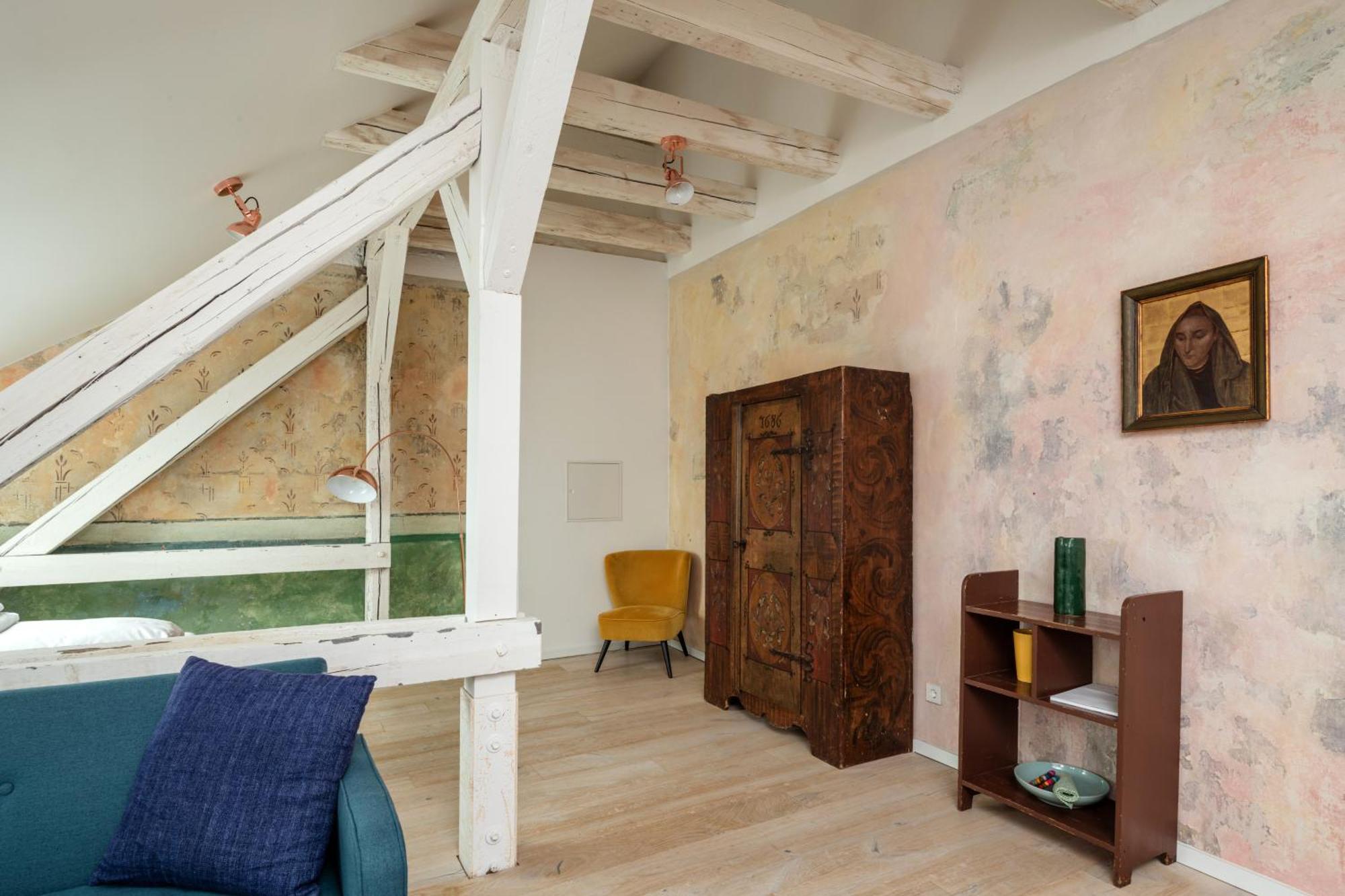 Kuenstlerzimmer Im Kulturhaus Haeselburg Gera Cameră foto